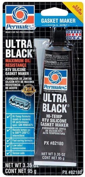 Ultra black gasket maker