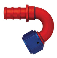 Blue/red hose end fitting