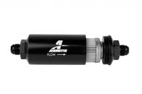 8an Inline Fuel Filter 100 Micron 2in OD Black