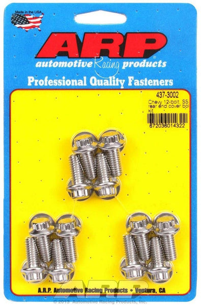 S/S Rear End Cover Bolt Kit - 12-Bolt Chevy