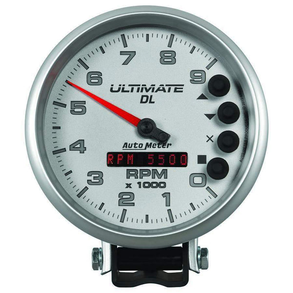 5in Ultimate DL Tach 9000 RPM Silver