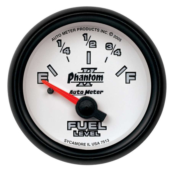 2-1/16in P/S II Fuel Level Gauge 0-90ohms