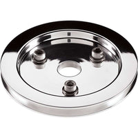 Polished SBC 1 Groove Lower Pulley