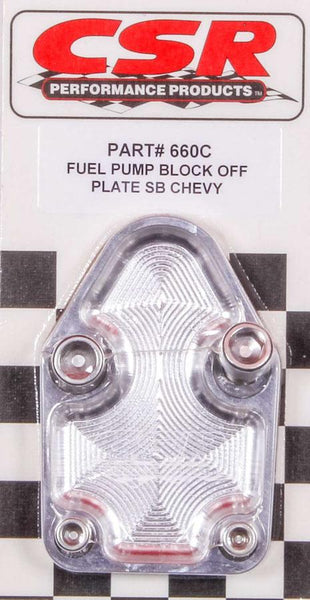 SBC F/P Block-Off Plate - Clear