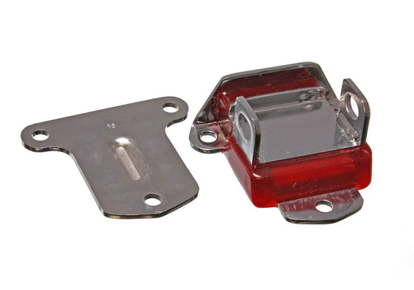 58-72 Chevy Chrome Motor Mount W/ Red Pad