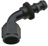 Hose Fitting #16 60 Deg Push Lock Black