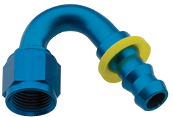 Hose Fitting #6 150 Deg Push Lock