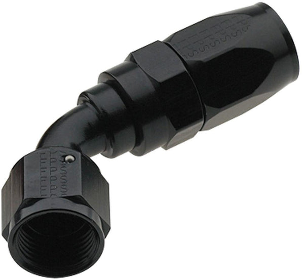 Hose Fitting #8 60 Deg Pro-Flow Black