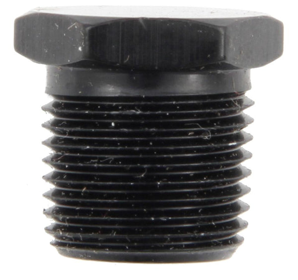 3/8 MPT Hex Pipe Plug Black