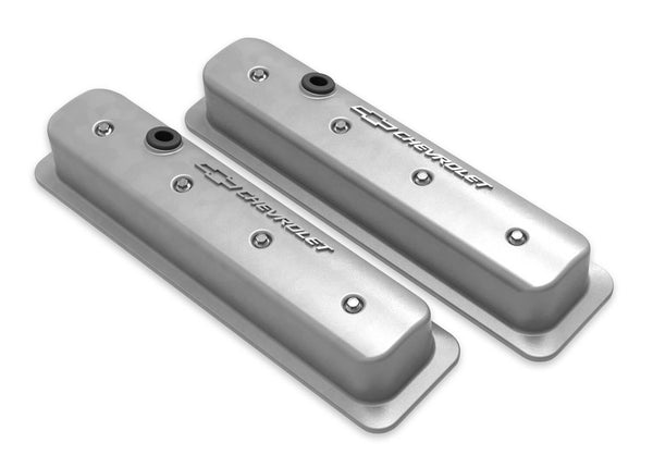 SBC Muscle Car Valve Covers w/Holes Natural
