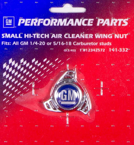 Air Cleaner Center Nut- Small Hi Tech GM Logo