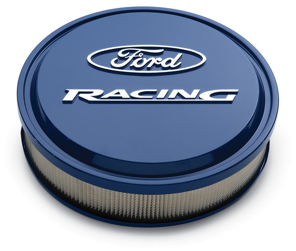 Slant Edge Ford Racing Air Cleaner Ford Blue
