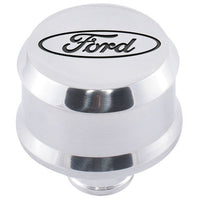 Ford Slant-Edge Breather Recessed Black Oval Pol