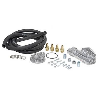 Oil Filter Relocation Kit Dual Thread 1in-16