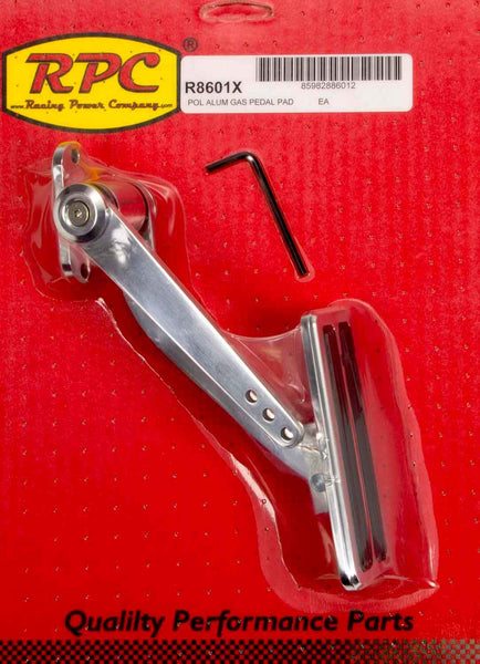 Polished Alum Pad Alum Arm Gas Pedal