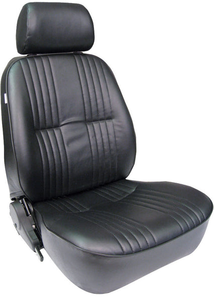 PRO90 Recliner Seat w/ Headrest - RH Black Vnyl