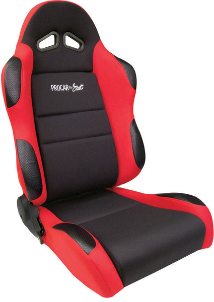Sportsman Racing Seat - Right - Red Velour