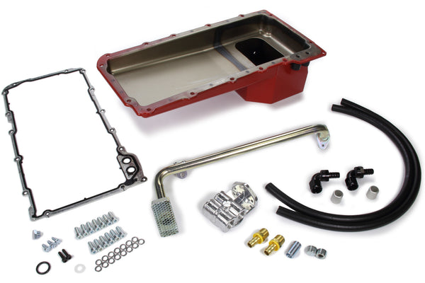 67-69 Camaro Red Pan LS Swap Oil Pan/Filter Kit