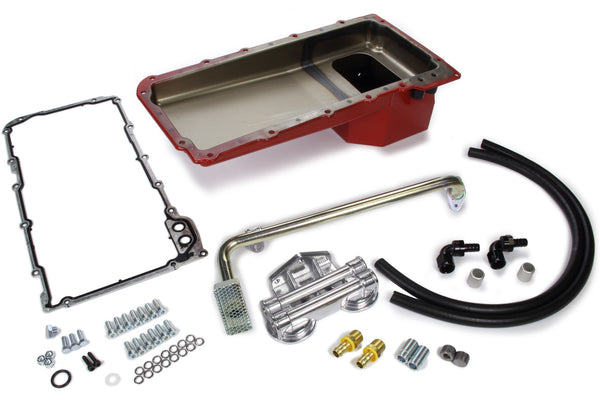 67-69 Camaro Red Pan LS Swap Oil Pan/Filter Kit