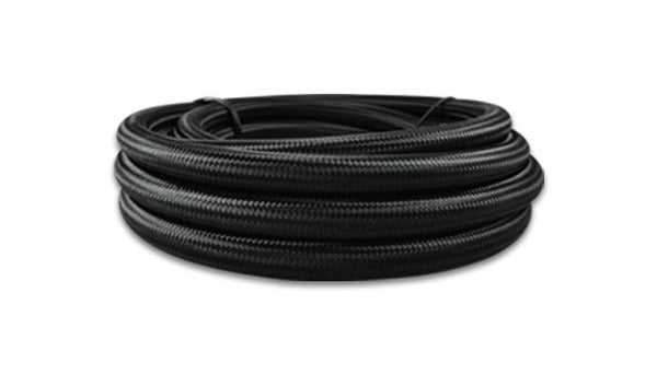 Black braided hose