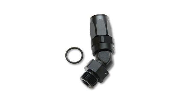 Male -8AN x 3/4-16   45 Degree Hose End Fitting