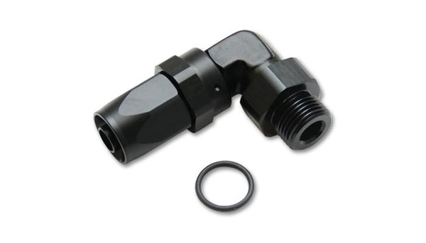 Male -8AN x 3/4-16   90 Degree Hose End Fitting