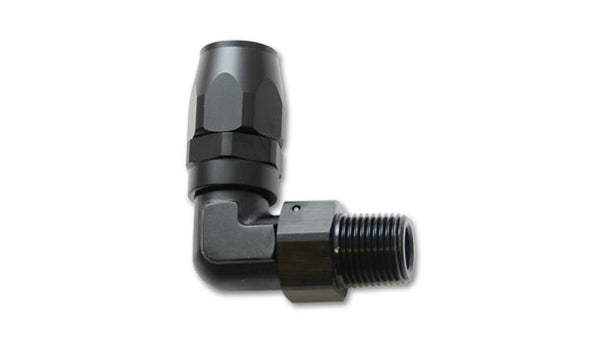 Male -10AN x 1/2in   90 Degree Hose End Fitting