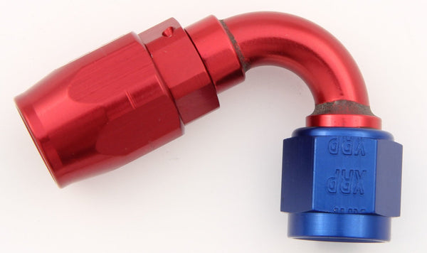 Blue red hose end fitting